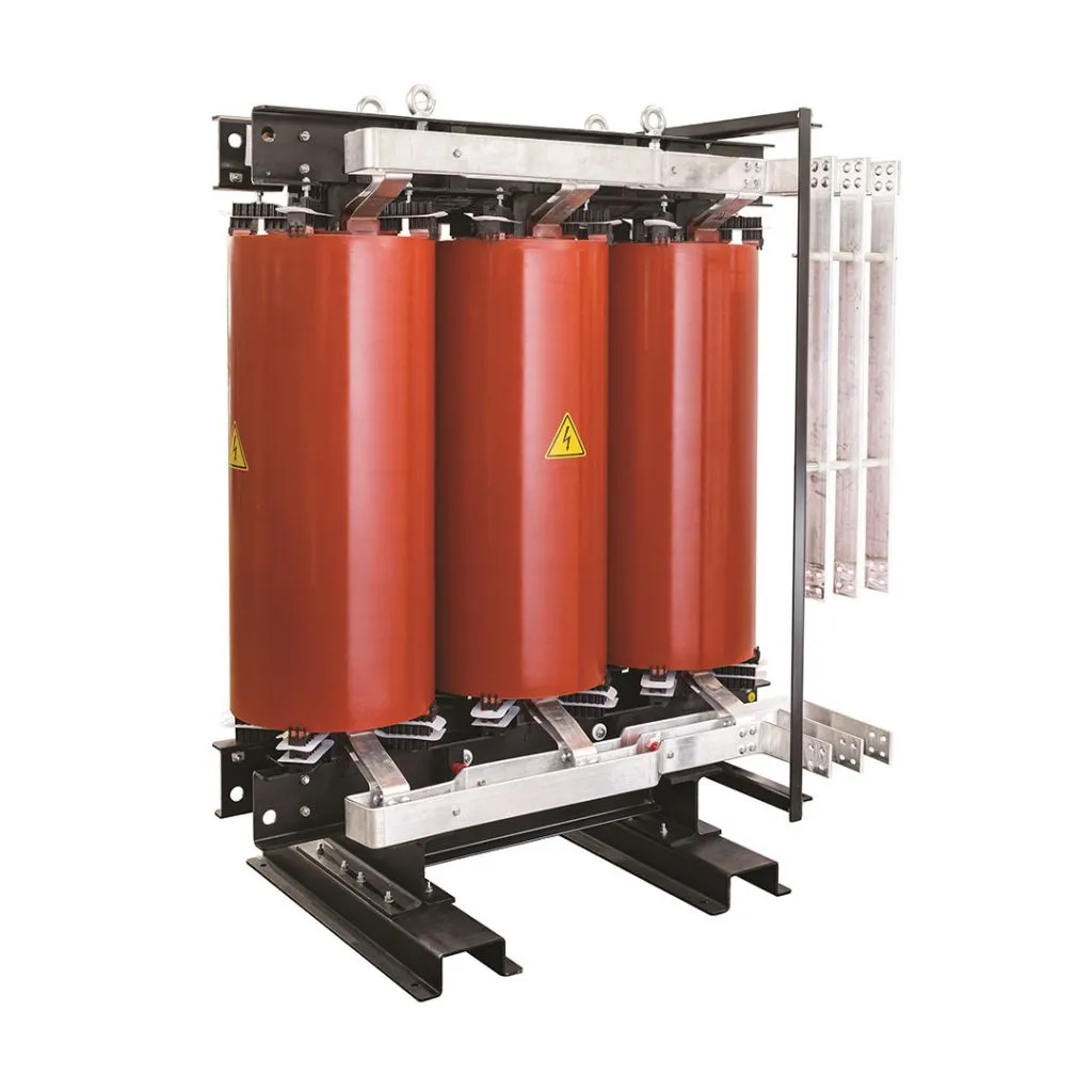 A cast resin transformer with customised terminations.