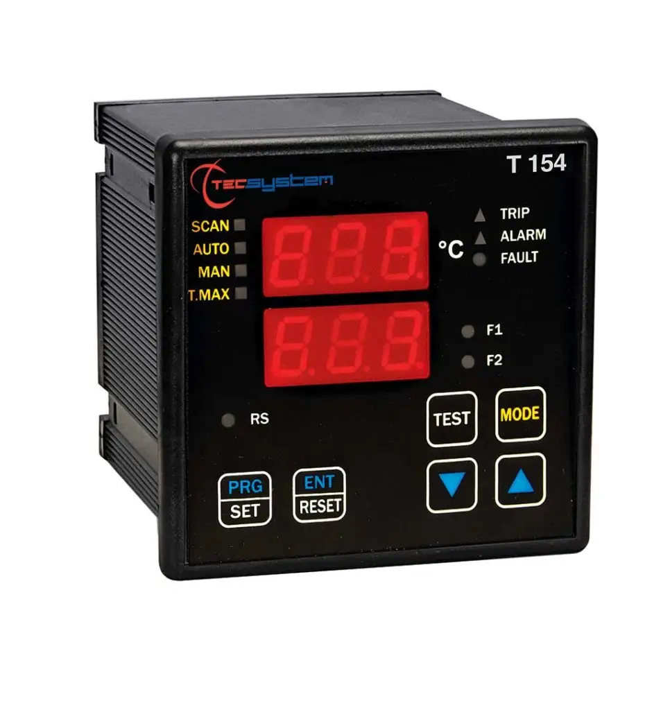A TECSYSTEM T154 temperature control relay.