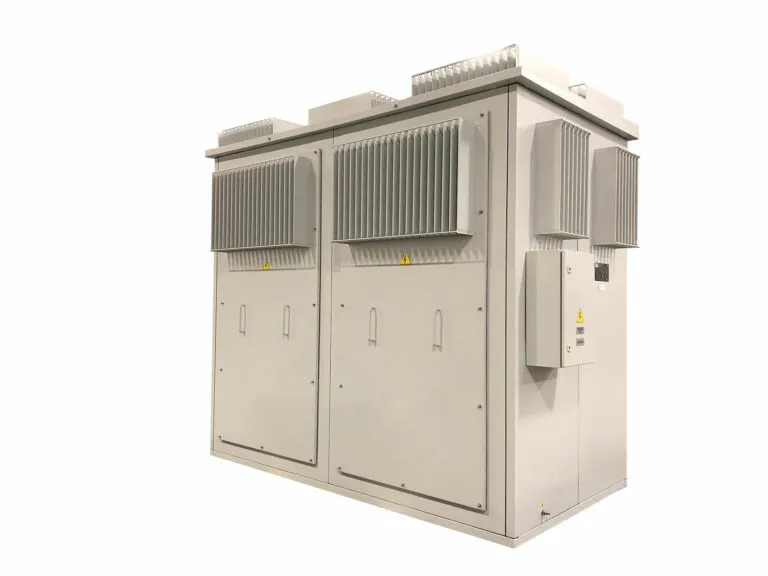 A dry-type transformers installed in an IP54 enclosure suitable for lower temperature regions in the mining industry.