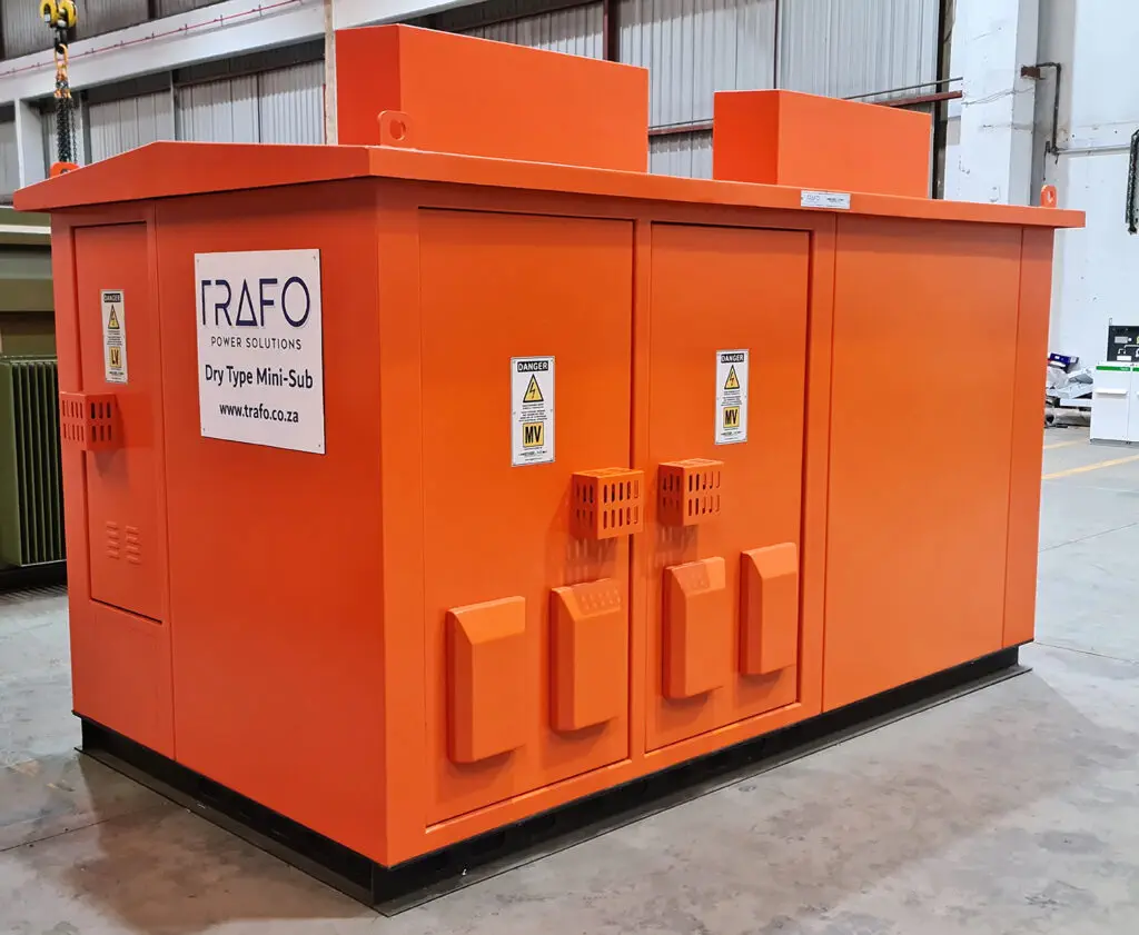 Dry-type mini substations from Trafo Power Solutions are ideal for the harsh conditions found on mines.
