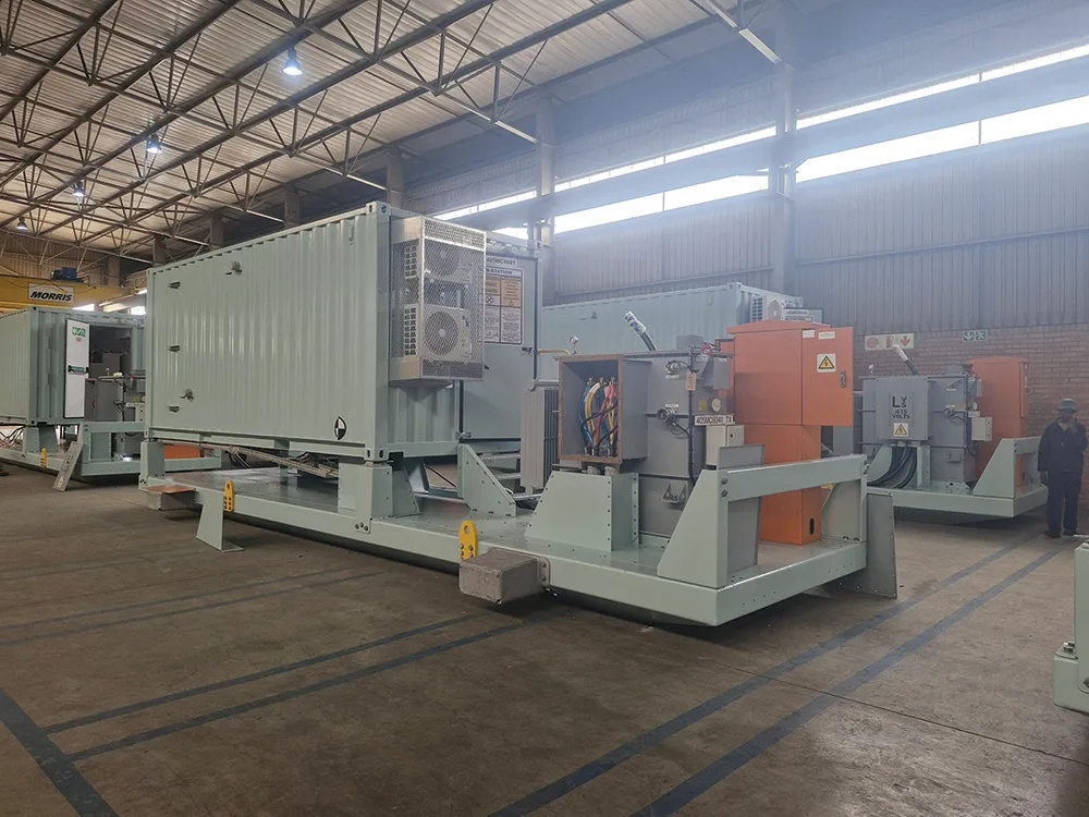 Seven of the transformers were skid-mounted transformers, ensuring ease of mobility across the expansive mining site.