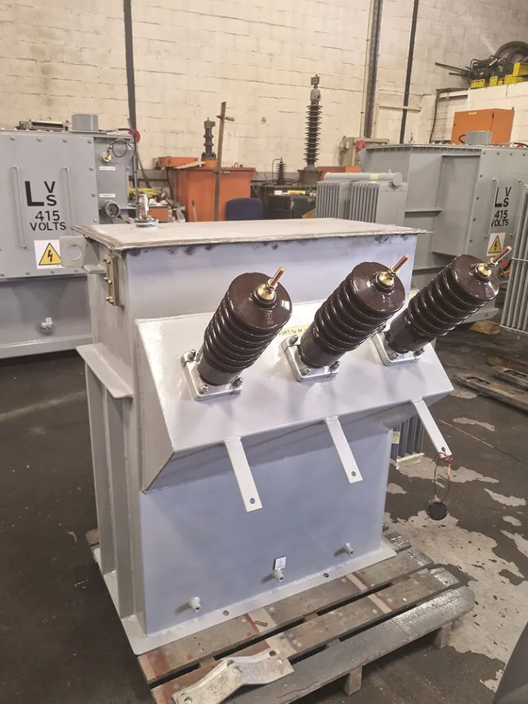 The transformers have been designed to handle large non-linear loads from the mine’s Variable Speed Drives.