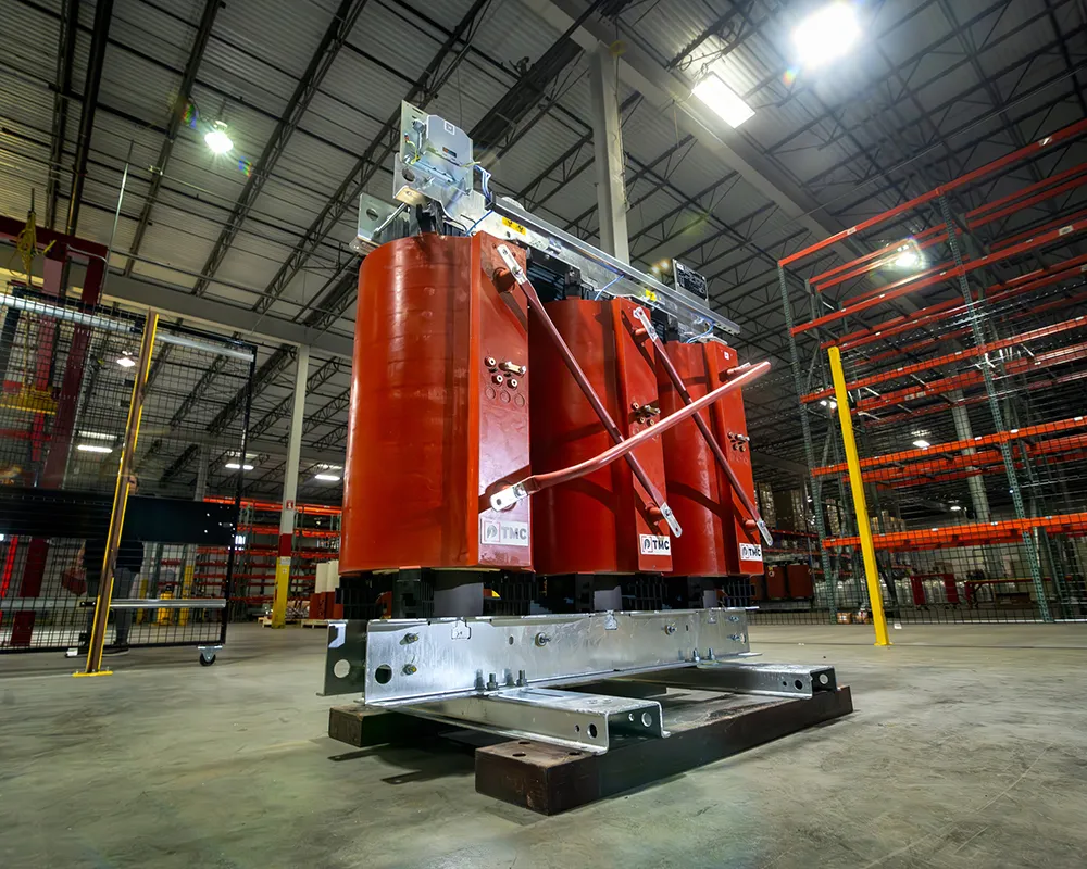 A 2 500 kVA medium voltage cast resin transformer engineered for reliable power delivery in essential infrastructure operations.